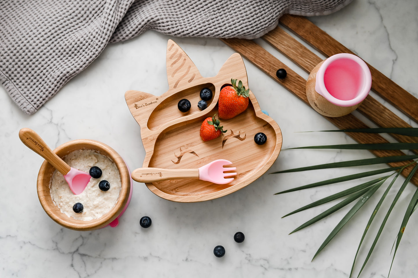Bees Bamboo 5 Pc Weaning Set